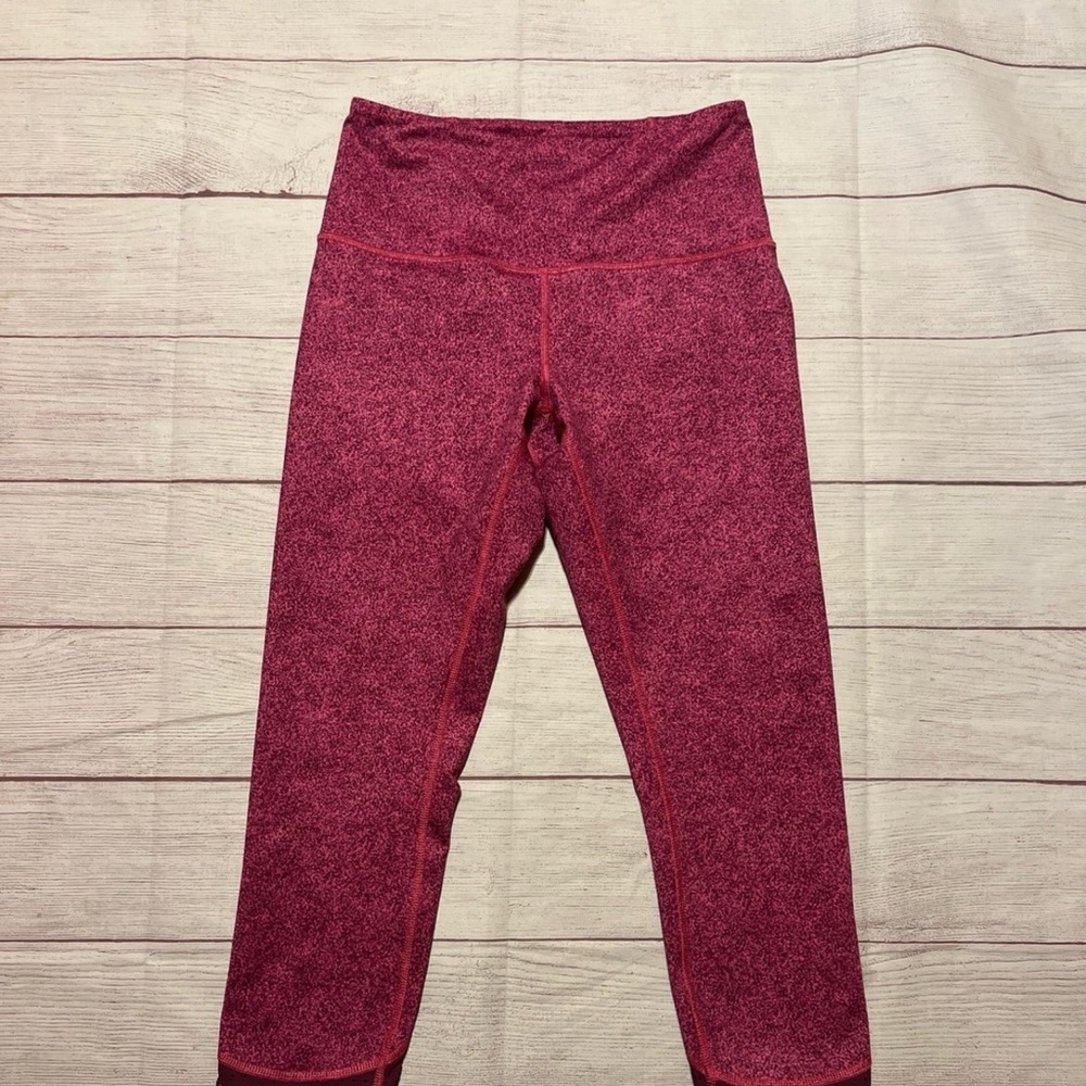 Lululemon transcend crop leggings size 8